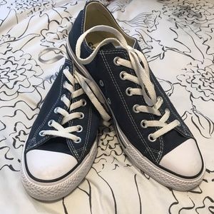 navy blue Converse